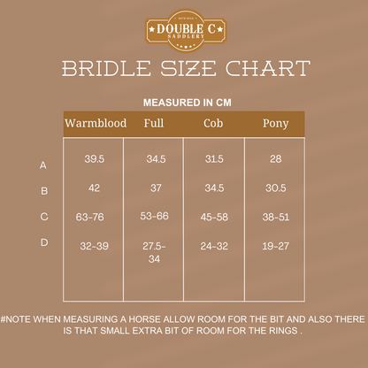 Bally Tack Leather Bridle- Quinn