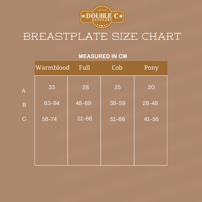 Bally Tack Leather Breastplate- Quinn