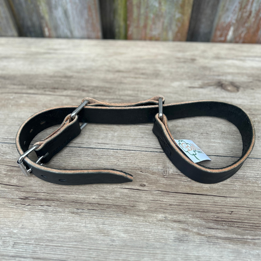 Bally Tack Leather Hobble Belt- 38"