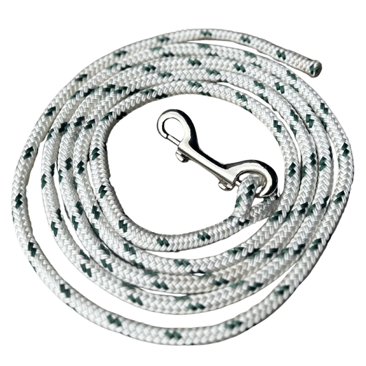 Bally Tack Rope Dog Lead-White Fleck