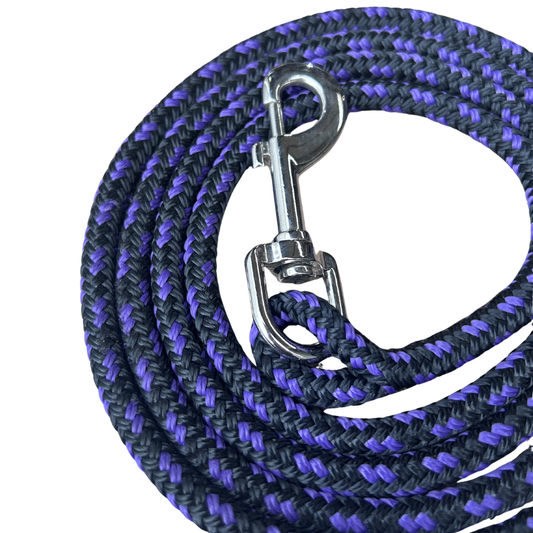 Bally Tack Rope Dog Lead-Purple fleck