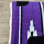 Sale 20% off ! Navaho Wool Saddle Pad - Purple