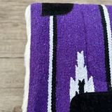 Navaho Wool Saddle Pad - Purple
