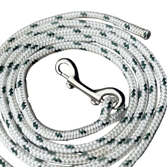 Bally Tack Rope Dog Lead-White Fleck