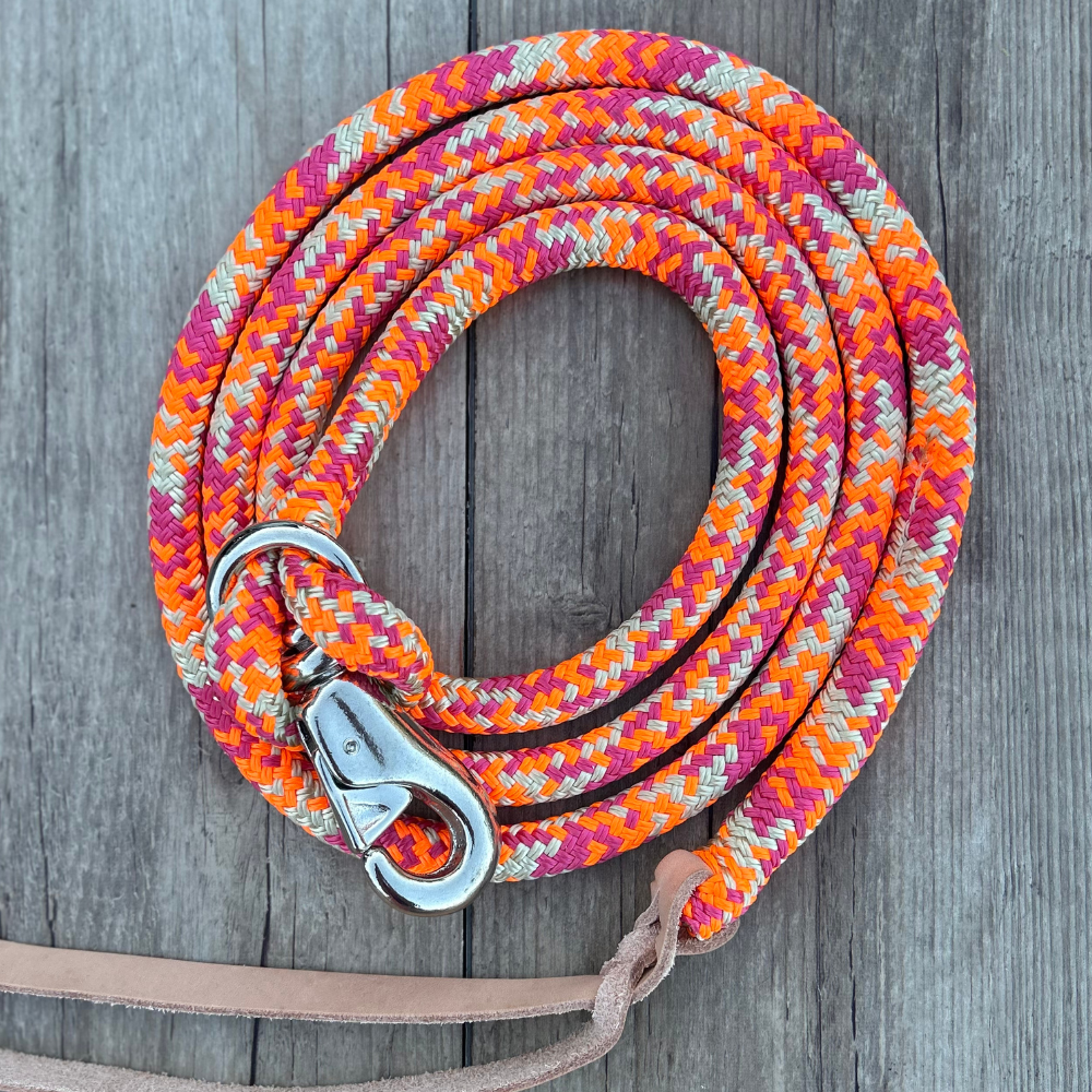 New ! Bally Tack Rope Lead with Clip- Vintage Cowgirl