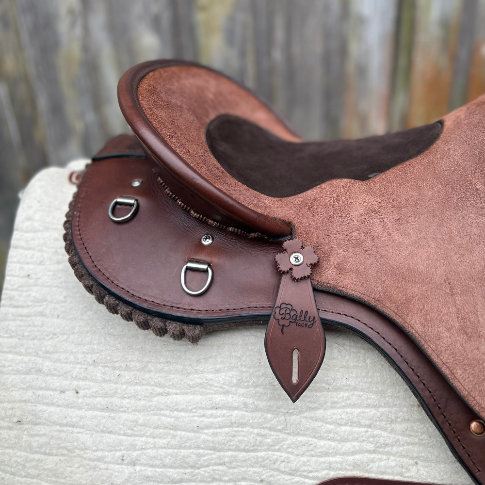 Bally Tack Leather Fender Saddle- Quinn