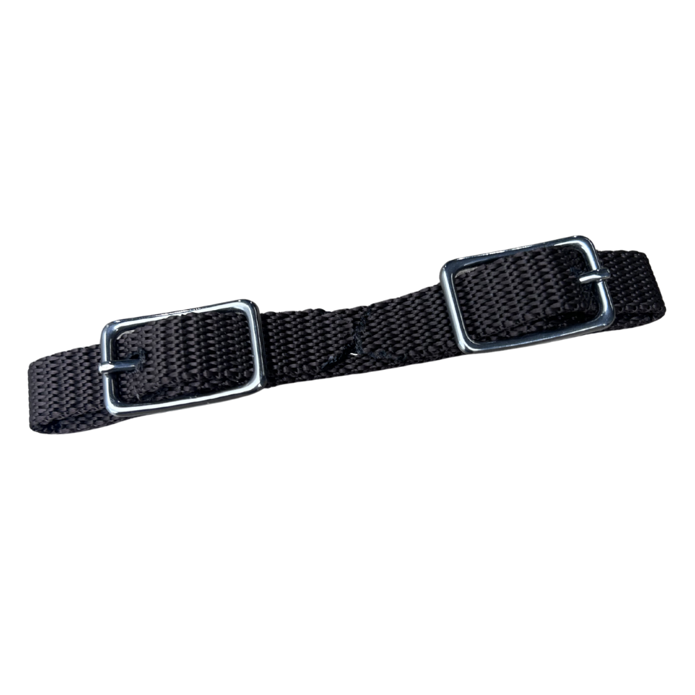 Bally Tack Web Chin Strap-Brown