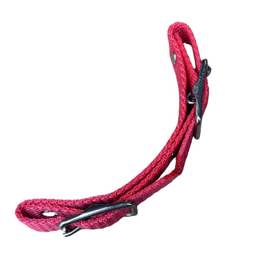 Bally Tack Web Chin Strap-Red