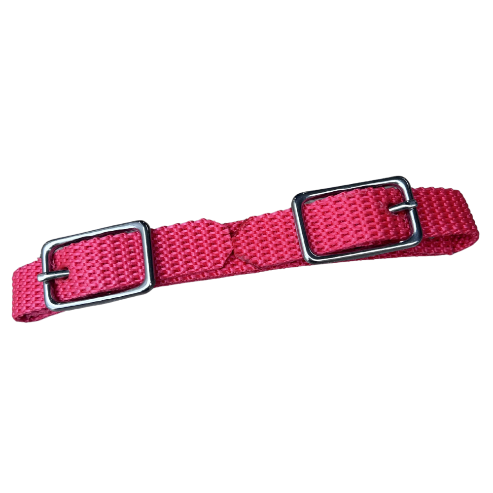 Bally Tack Web Chin Strap-Red
