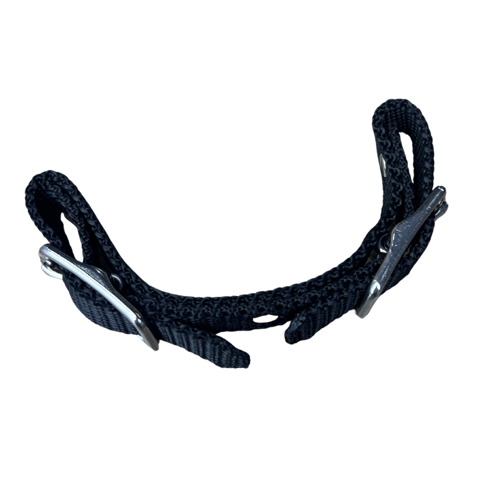 Bally Tack Web Chin Strap-Black