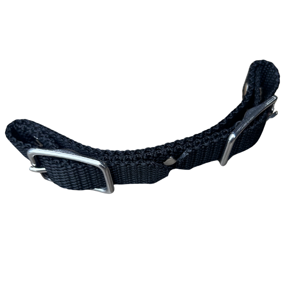 Bally Tack Web Chin Strap-Black