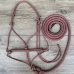 Bally Tack Rope Halter/Lead Combo- Brown