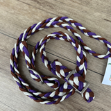 Bally Tack Barrel Reins-Purple Haze