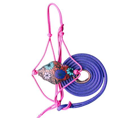 Bally Tack Rope Halter/Lead Combo-Bronc-Daisy Bliss