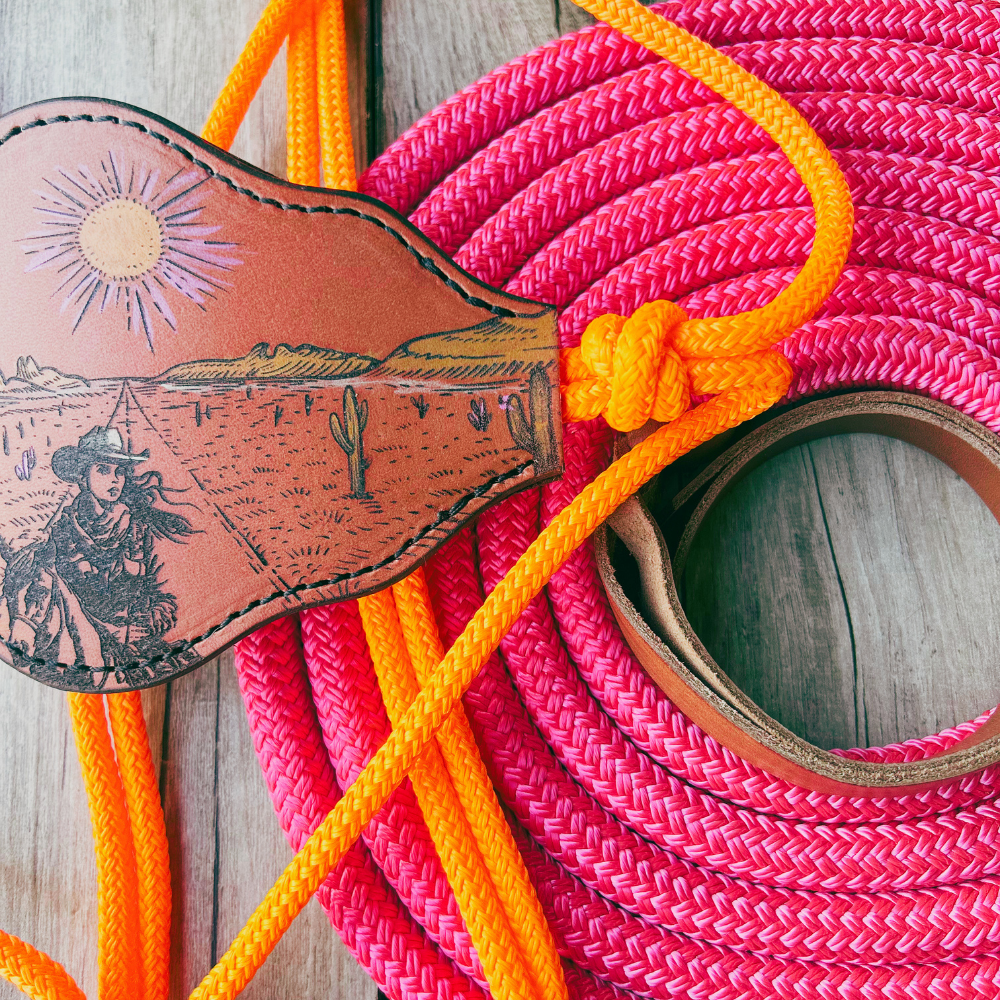 Bally Tack Rope Halter/Lead Combo-Bronc-Vintage Cowgirl