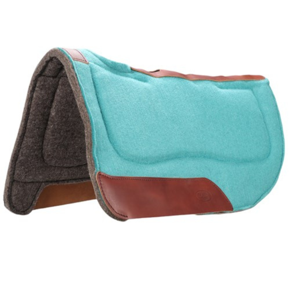 Fortworth Felt Saddle Pad-Turquoise