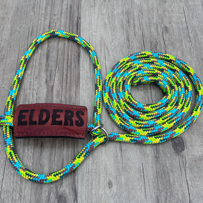 Bally Tack Rope Adjustable Cattle Halter-Laser Name- Sunflower