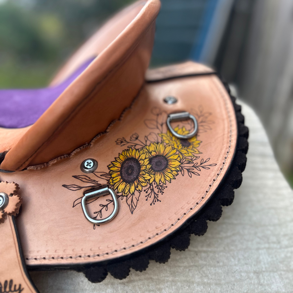 Bally Tack Leather Fender Saddle - Nora