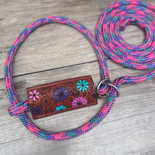 Bally Tack Rope Cattle Halter-Daisy Bliss