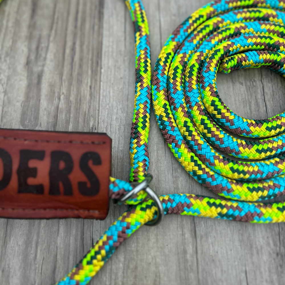 Bally Tack Rope Adjustable Cattle Halter-Laser Name- Sunflower