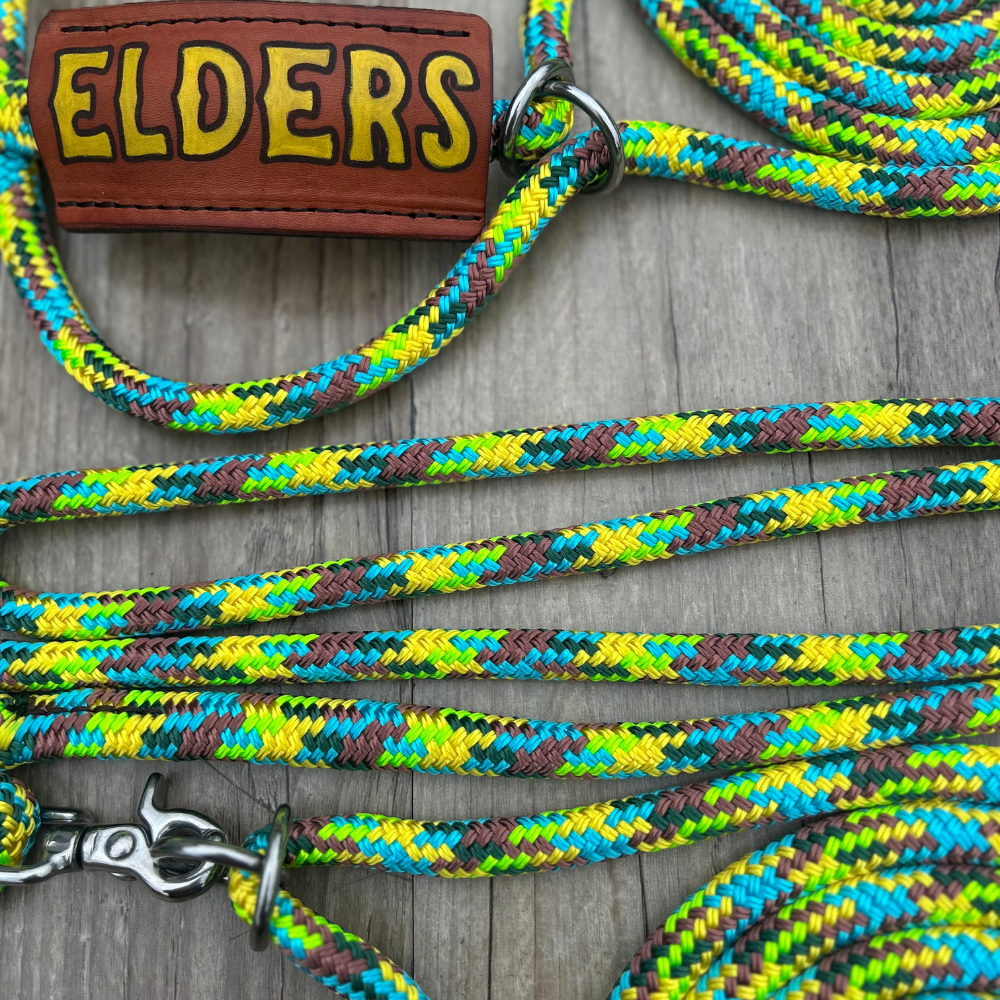 New ! Bally Tack Rope Cattle 3 piece Set-Custom Nose- Sunflower