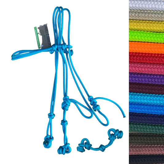 Bally Tack Rope Bridle & Chin Strap Set