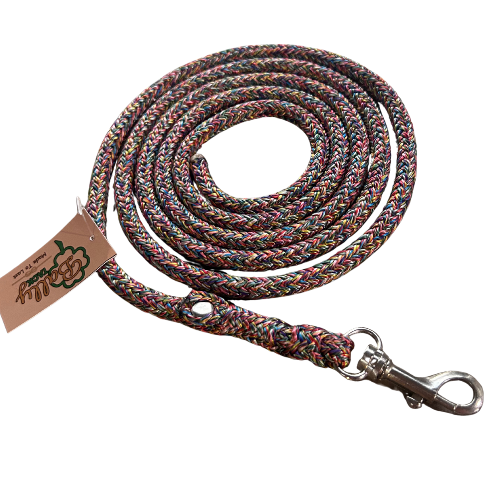 Bally Tack Rope Dog Lead-Rainbow
