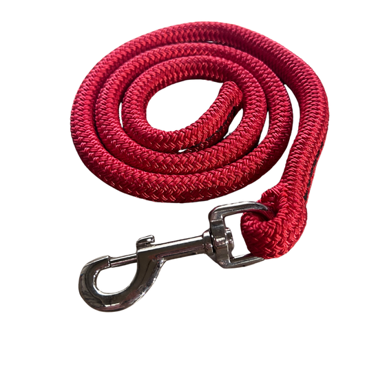 Bally Tack Rope Dog Lead-Red