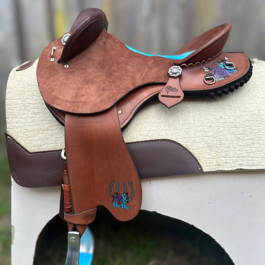 Bally Tack Leather Fender Saddle - Nora