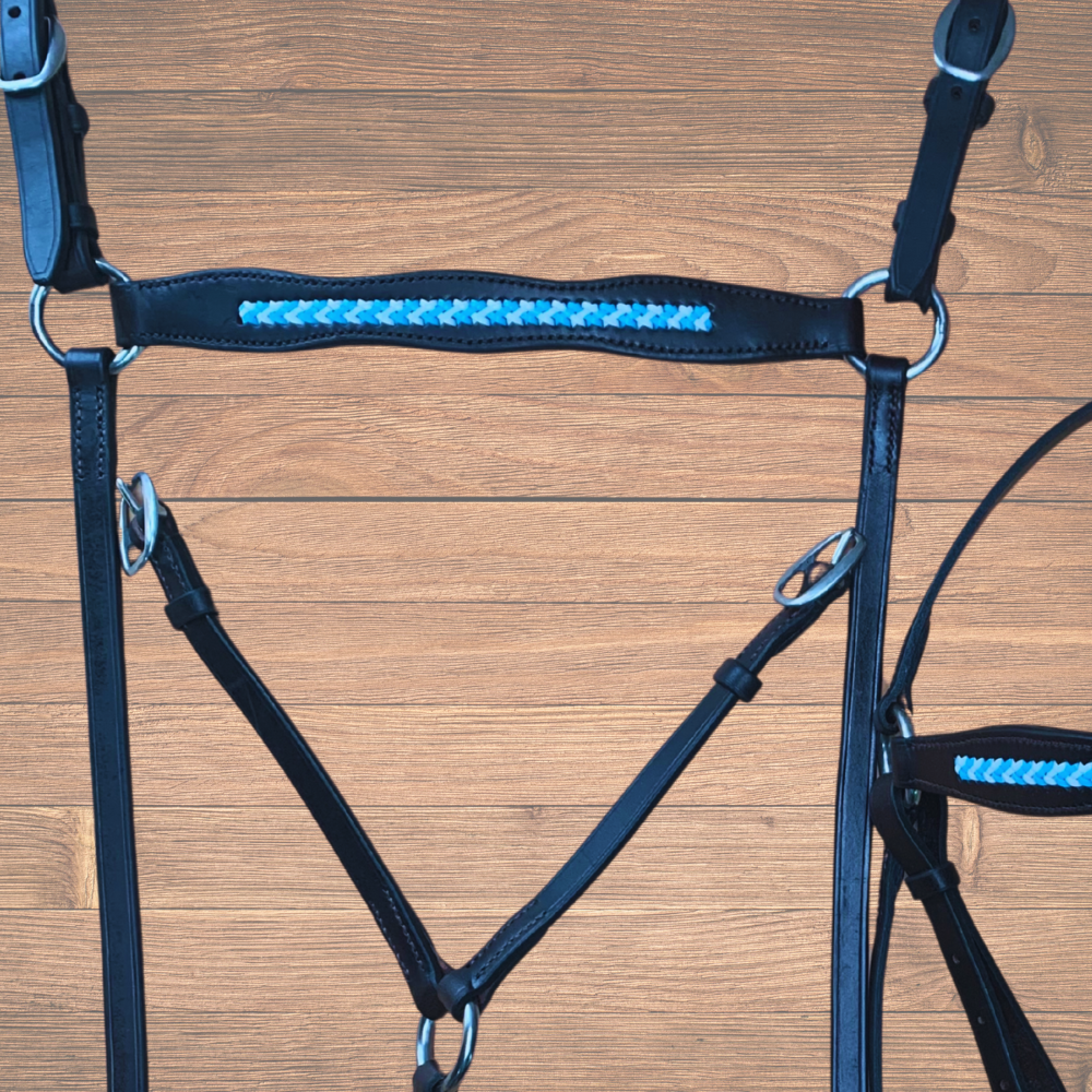 Bally Tack Leather Breastplate- Fiona