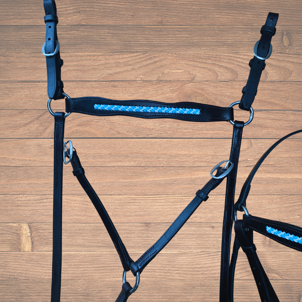 Bally Tack Leather Breastplate- Fiona