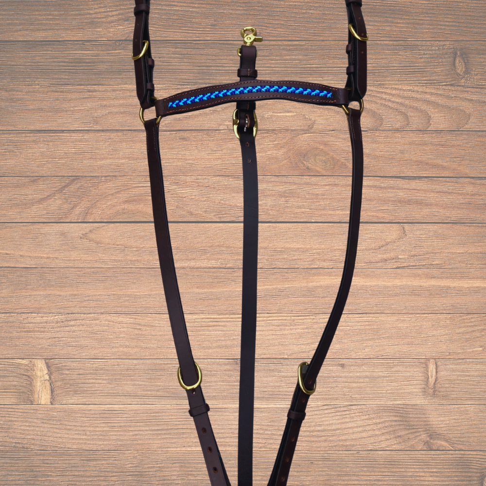 Bally Tack Leather Breastplate- Fiona