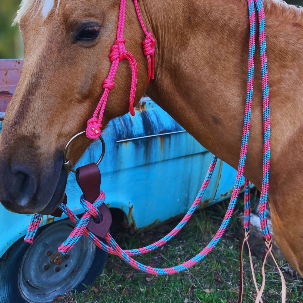Bally Tack Rope Split Reins-Slobber Straps-Cowgirl Candy