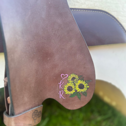 Bally Tack Leather Fender Saddle - Nora