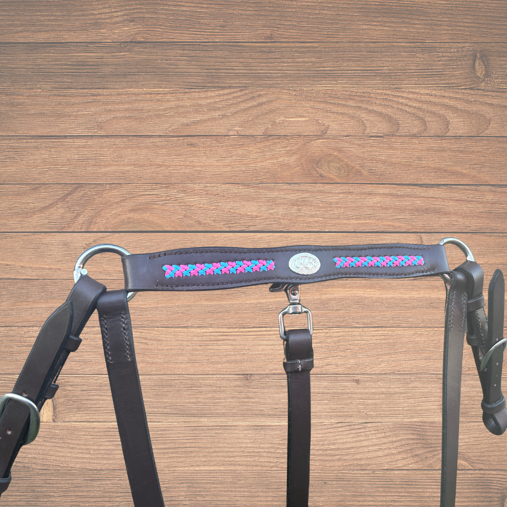 Bally Tack Leather Breastplate- Nora