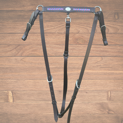 Bally Tack Leather Breastplate- Nora