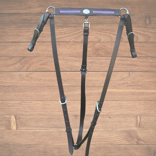 Bally Tack Leather Breastplate- Nora