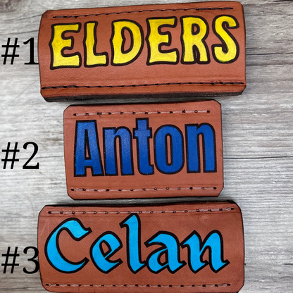 Bally Tack Rope Adjustable Cattle Halter-Custom Name