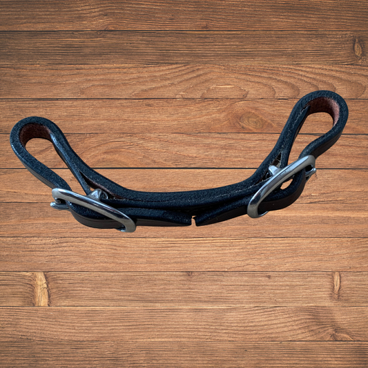 Bally Tack Leather Chin Strap