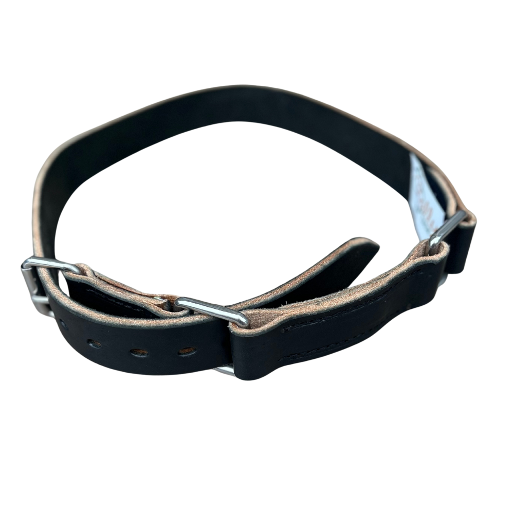 Bally Tack Leather Hobble Belt- 38"