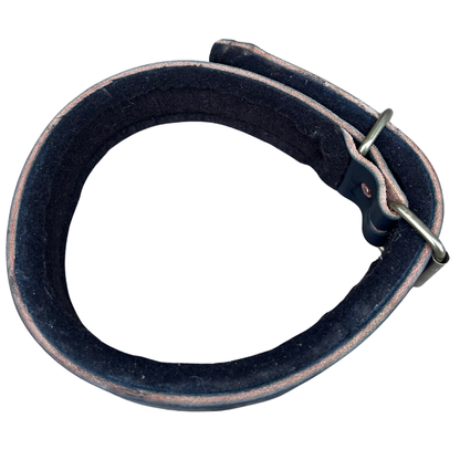 Bally Tack Leather Pull Back Collar