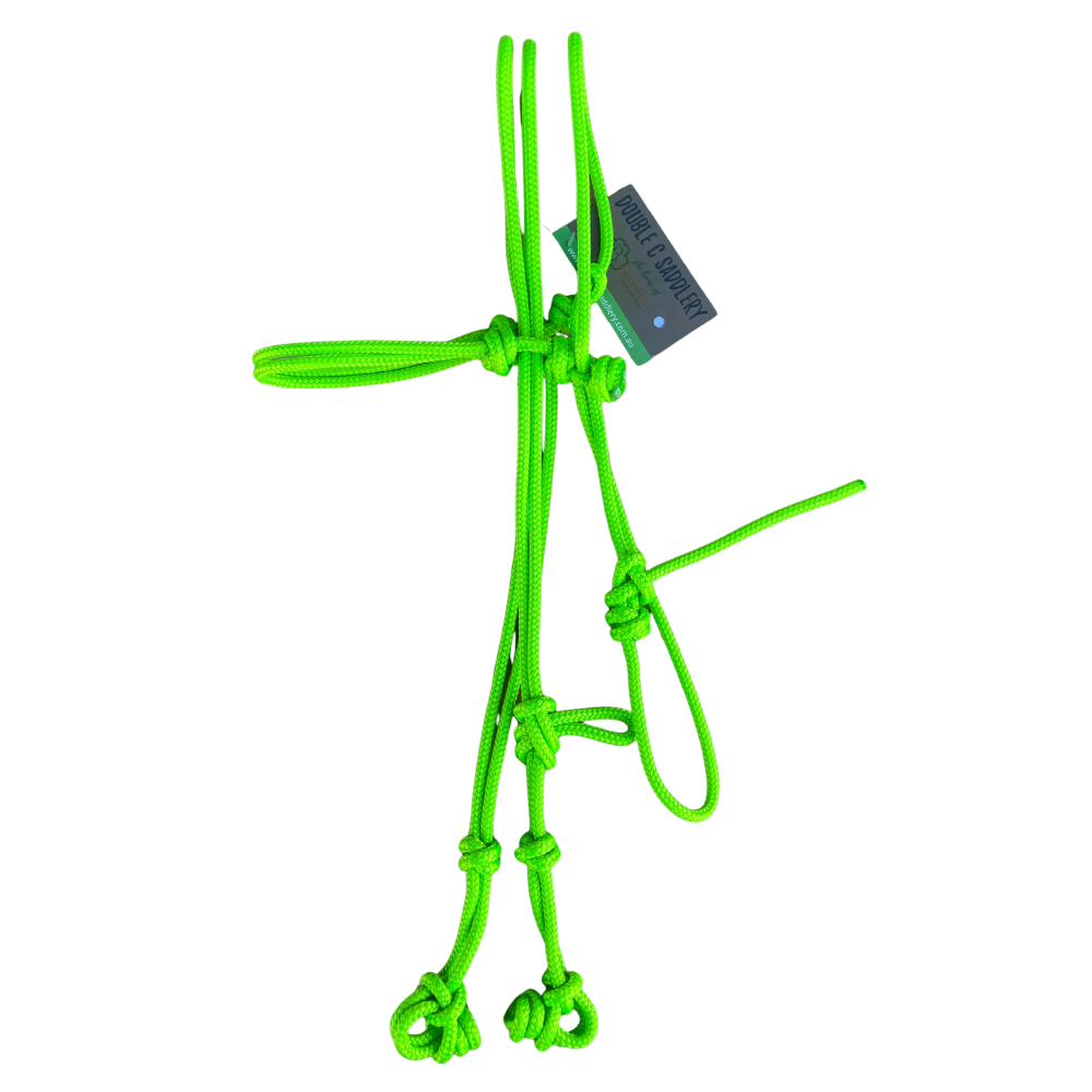 Bally Tack Rope Bridle - Lime
