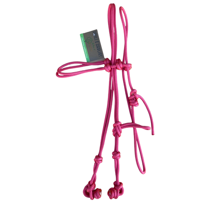 Bally Tack Rope Bridle - Pink