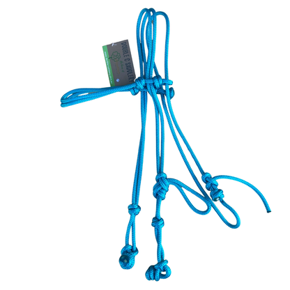 Bally Tack Rope Bridle - Turquoise