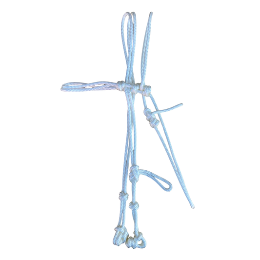 Bally Tack Rope Bridle - White