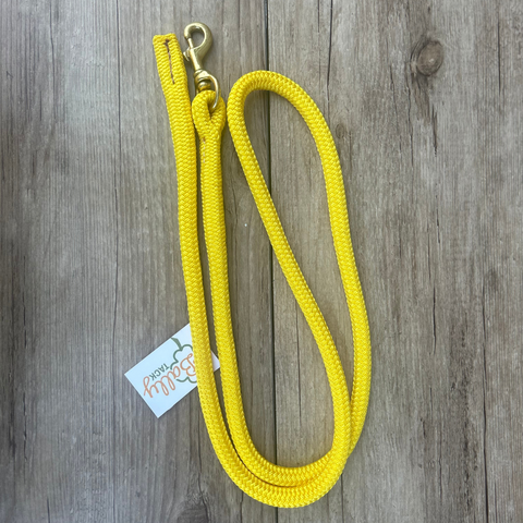 Instock * Bally Tack Rope Cattle Nose Leader-Yellow