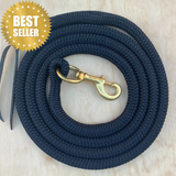 Bally Tack Rope Lead with Clip - Black 12mm