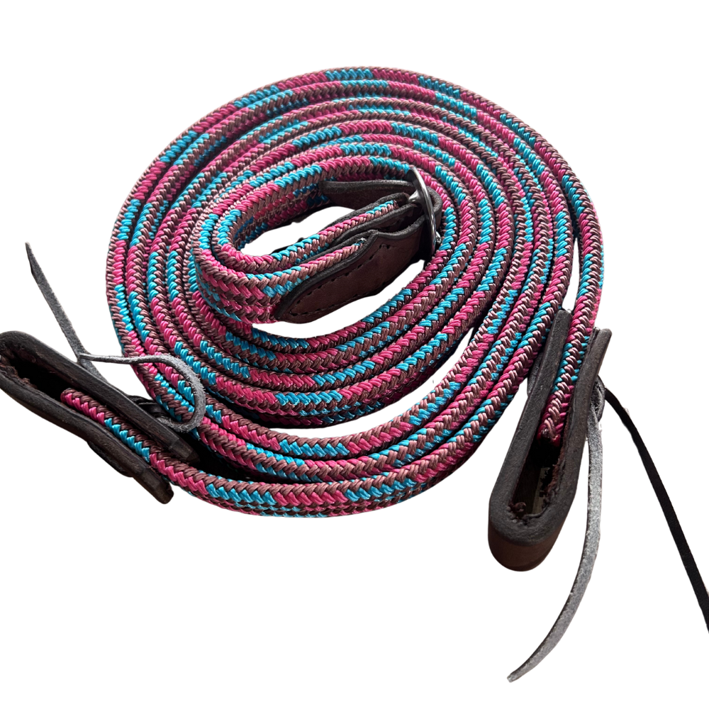 Bally Tack Joined Reins- Cowgirl Candy