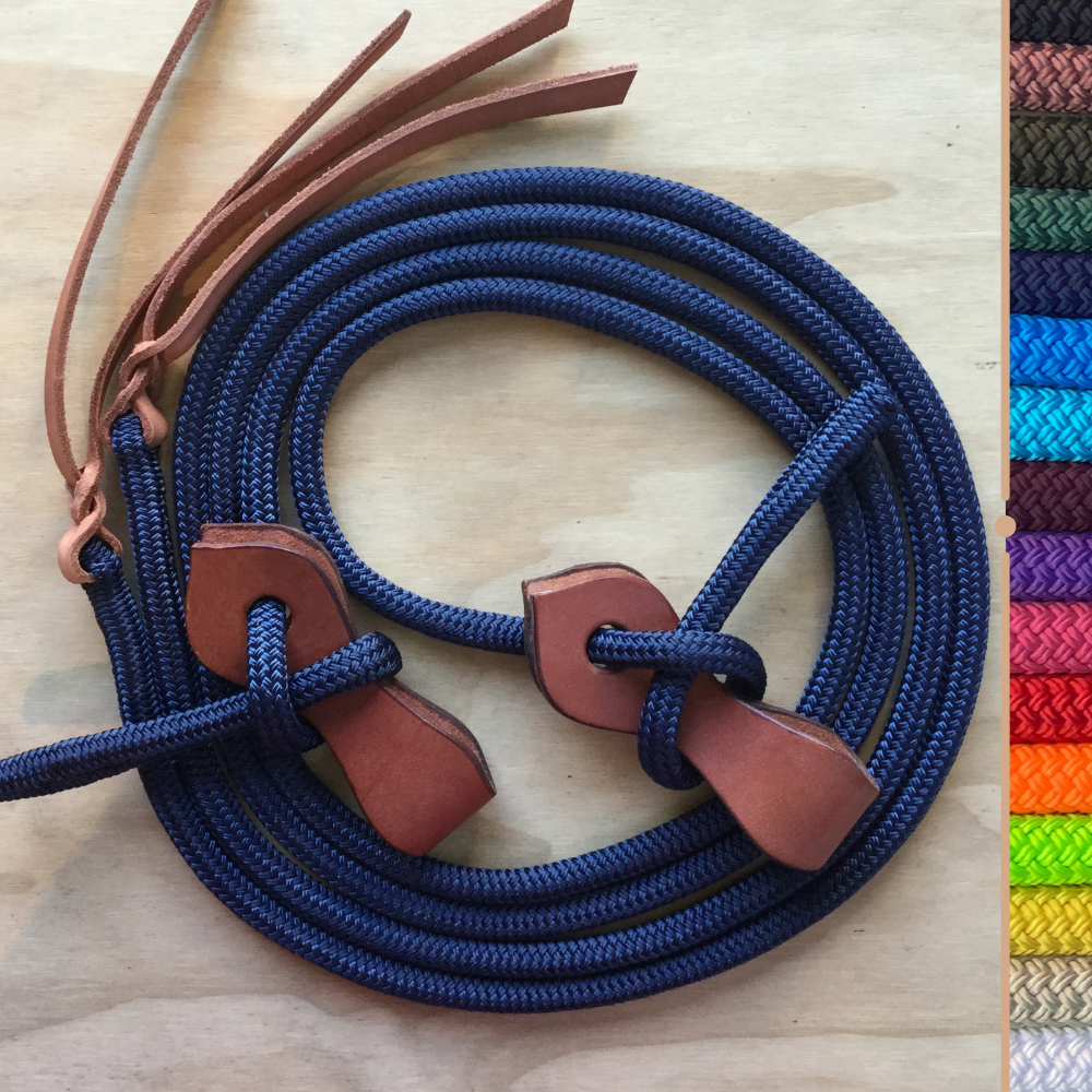 Bally Tack Rope Reins-Slobber Straps – Double C Saddlery Australia