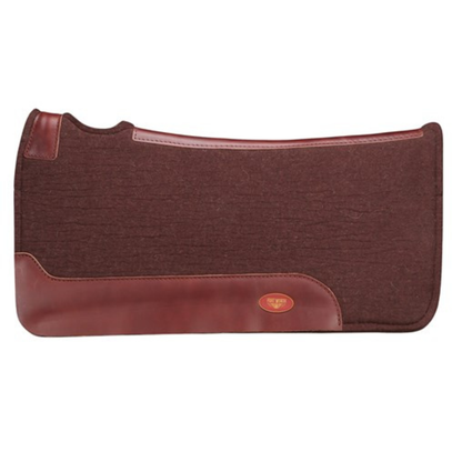 Fortworth Merino Wool Felt Saddle Pad-Brown